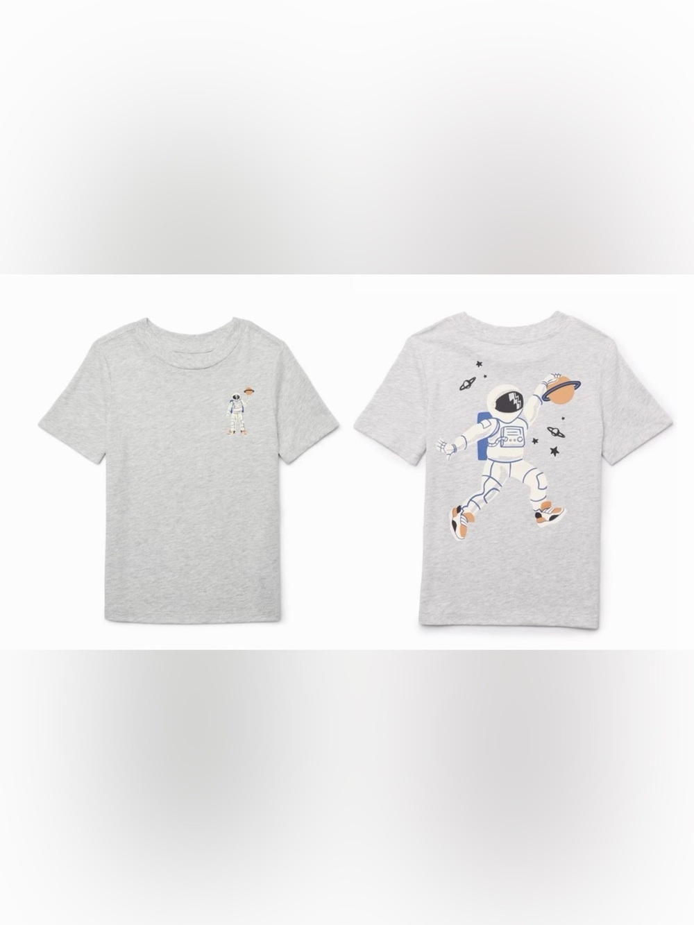 NWT - Astronaut T-Shirt With Front & Back Graphics